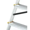 Escabeau PRO en aluminium double face 4 marches 150 kg