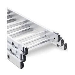Drabina HOME aluminiowa 3-elementowa 3x9 szczebli 150 kg