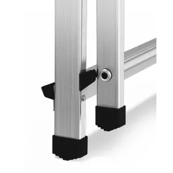 HOME-ALUMINIUM LEITER 4 STUFEN 125 KG