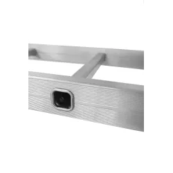 Drabina aluminiowa uniwersalna domowa 4x3 szczeble 125 kg Z PODESTEM