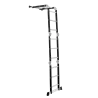 Drabina uniwersalna wielofunkcyjna przegubowa składana 4x3 stopnie + PODEST