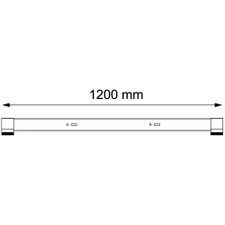 Stabilisateur en aluminium pour échelle multifonction 1200 mm - ensemble