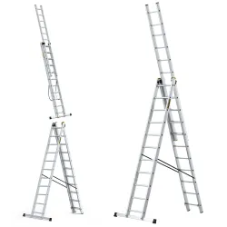 Drabina aluminiowa wielofunkcyjna 3x11-150 kg PRO