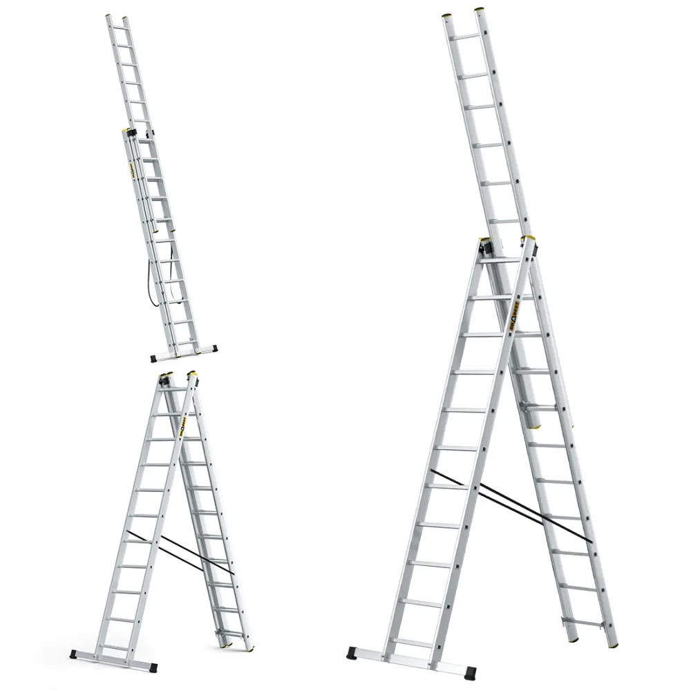 Drabina aluminiowa wielofunkcyjna 3x11-150 kg PRO