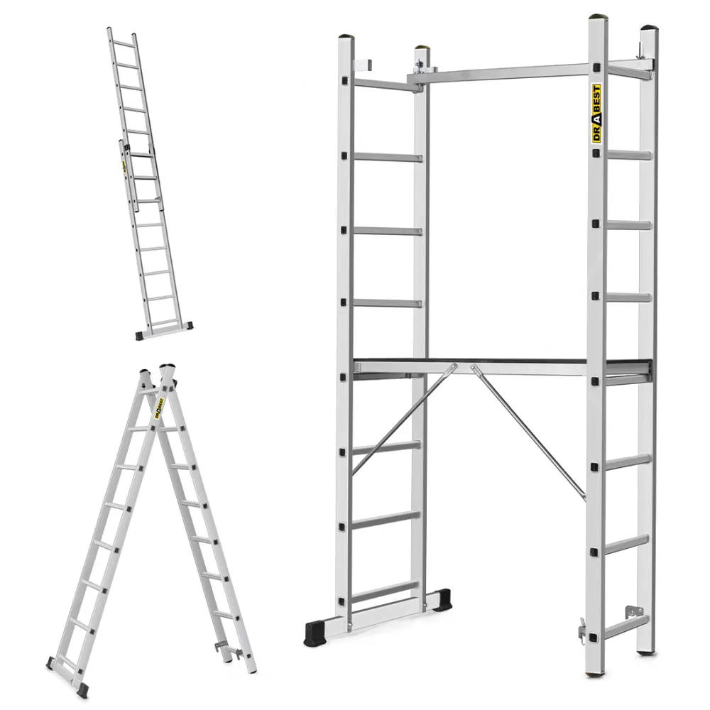 Rusztowanie aluminiowe drabinowe HOME 2x8