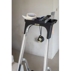 Drabina PRO aluminiowa z półką 6 stopni 150 kg