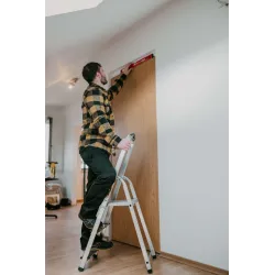 Drabina HOME aluminiowa 3 stopnie 125 kg