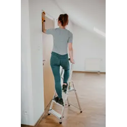 Drabina HOME aluminiowa 3 stopnie 125 kg