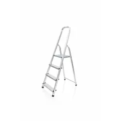 Drabina 4 stopniowa aluminiowa - drabina czterostopniowa domowa 125 kg