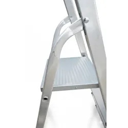 Drabina 4 stopniowa aluminiowa - drabina czterostopniowa domowa 125 kg