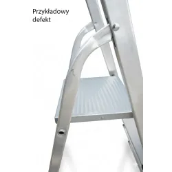 Drabina 4 stopniowa aluminiowa - drabina czterostopniowa domowa 125 kg