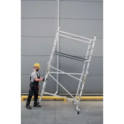 Rusztowanie aluminiowe jezdne drabinowe IKAR