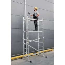 Rusztowanie aluminiowe jezdne drabinowe IKAR