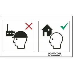 Drabina domowa aluminiowa 8 stopni 125 kg HOME - egzemplarz OUTLETOWY