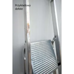 Drabina domowa aluminiowa 8 stopni 125 kg HOME - egzemplarz OUTLETOWY