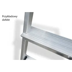 Drabina domowa aluminiowa 6 stopni 125 kg HOME - egzemplarz OUTLETOWY