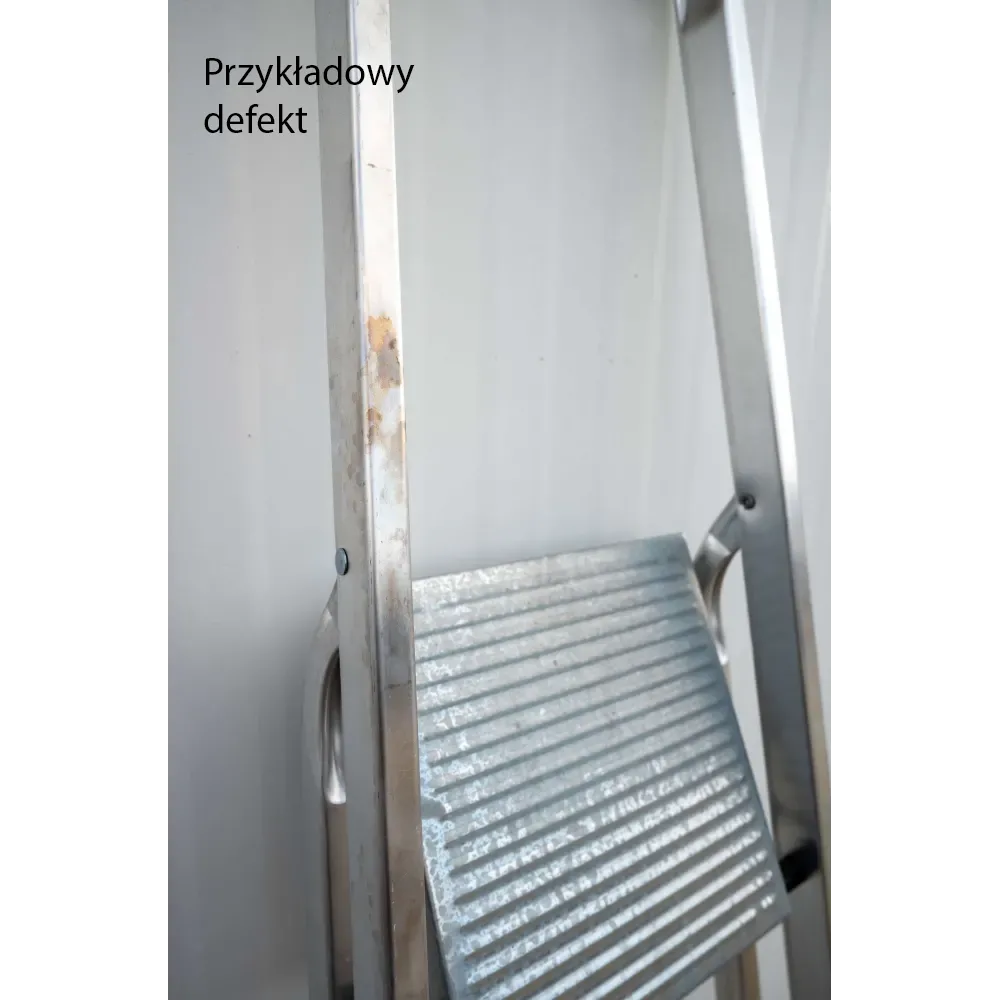 Drabina domowa aluminiowa 5 stopni 125 kg HOME - egzemplarz OUTLETOWY