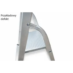 Drabina domowa aluminiowa 5 stopni 125 kg HOME - egzemplarz OUTLETOWY