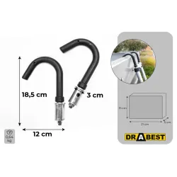 Haki stalowe do drabin teleskopowych HOME (2szt)