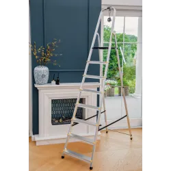 Drabina HOME aluminiowa 8 stopni 125 kg