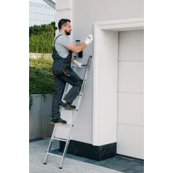 Drabina PRO aluminiowa przystawna 7 szczebli 150 kg