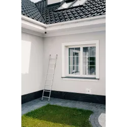 Drabina PRO aluminiowa przystawna 8 szczebli 150 kg