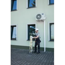 Drabina PRO aluminiowa dwustronna 6 stopni 150 kg