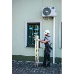 Drabina PRO aluminiowa dwustronna 7 stopni 150 kg