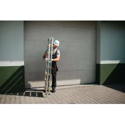 Drabina PRO aluminiowa dwustronna 8 stopni 150 kg