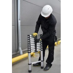 Drabina teleskopowa z HAKAMI 11 stopni HOME