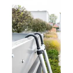 Drabina teleskopowa z HAKAMI 9 stopni HOME