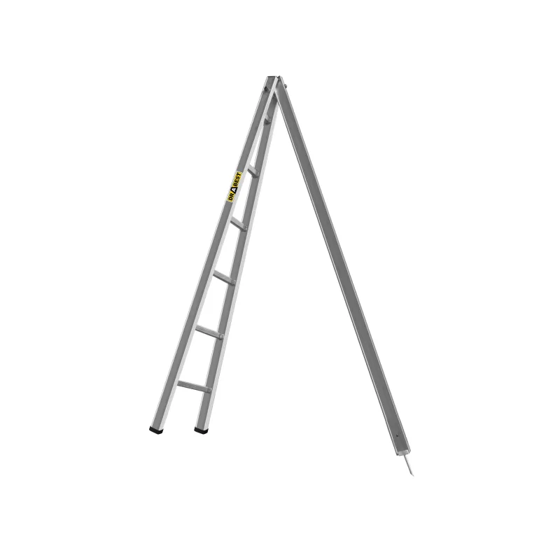 Six-rung aluminum tripod garden ladder 150 kg