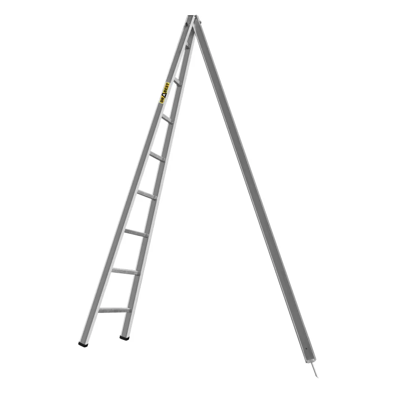 Eight-rung aluminum tripod garden ladder 150 kg