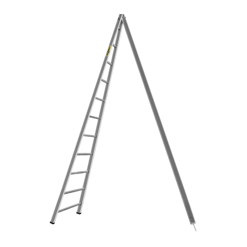 Eleven-rung aluminum tripod garden ladder 150 kg