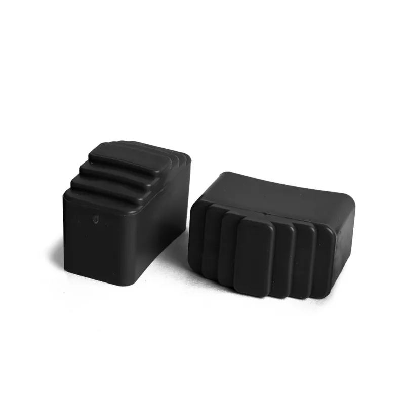 Non-slip feet for double-sided household ladders – black