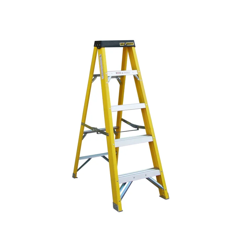 FIBREGLASS SWINGBACK STEPS - 5 TREAD EN131 PRO 150KG