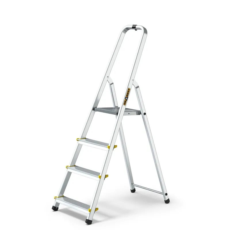 Aluminum 4-step household ladder 150 kg