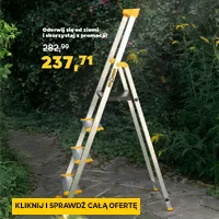 Wybrane drabiny do 20% taniej